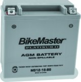 BikeMaster AGM Battery - MS12-16-BS thumbnail 1