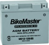 BikeMaster AGM Battery - MS12-12B-BS thumbnail 1