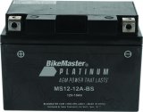 BikeMaster AGM Battery - MS12-12A-BS thumbnail 1