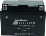 BikeMaster AGM Battery - MS12-12A-BS thumbnail 2