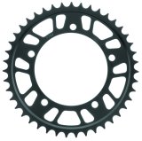 BikeMaster Suzuki Rear Steel Sprocket 525 43T - Black thumbnail 1