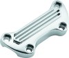 Bikers Choice 74-Up Chrome Finned Handlebar Clamp With 1in. Bars thumbnail 3