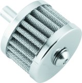 Bikers Choice Chrome 3/8 Inch Breather Filter With Bolt thumbnail 1