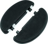 Bikers Choice 82-Up FLH FLT 86-17 FLST Black Half-Moon Floorboard Kit thumbnail 1