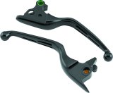 Bikers Choice 15-17 FLST FXST Black Slotted Lever Set thumbnail 1
