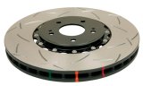 DBA 08-13 Chevrolet Camaro 6.2L 5000 Series Front Left 2 Piece Rotor Slotted & Drilled w/ Black Hat thumbnail 6