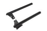 Dee Zee Auxiliary Light Mount Brackets DZ 4446JK Bracket, A-Pillar, Fog/Driving Lights, Steel, Black Textured, Jeep, JK, Pair thumbnail 1