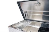 Deezee Universal Tool Box - Red Crossover - Single Lid BT Alum Full Size thumbnail 4