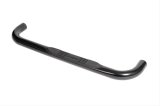 Dee Zee UltraBlack Round Side Step Bars DZ 372521 Nerf and Bars, Bars, Steel, Black Powdercoated, 3.00 in. Diameter, Chevy, GMC, Pair thumbnail 2