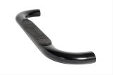 Deezee 14-19 Chevrolet Silverado Tubes - 4In Oval Black Steel CrewCab thumbnail 1