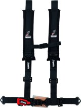 DragonFire Racing Harness- H-Style- 4-Point- 2in Youth- Black thumbnail 3