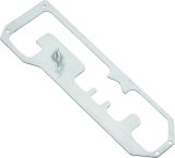 DragonFire Racing 19-25 Honda Talon Shifter Plate - Stainless Steel thumbnail 2