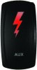 DragonFire Racing Lighted Switch Aux On/Off Red Led thumbnail 4
