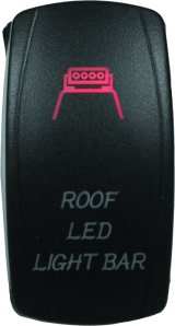 DragonFire Racing Lighted Switch Roof Led On/Off Red thumbnail 3