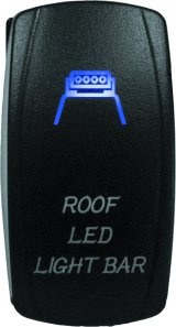 DragonFire Racing Lighted Switch Roof Led On/Off Blue thumbnail 3