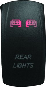 DragonFire Racing Lighted Switch Rear Light On/Off Red thumbnail 2