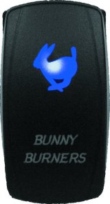 DragonFire Racing Lighted Switch Bunny Burner On/Off Blue thumbnail 1