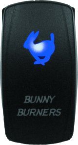 DragonFire Racing Lighted Switch Bunny Burner On/Off Blue thumbnail 2