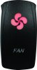 DragonFire Racing Lighted Switch Fan On/Off Red thumbnail 4