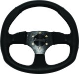 DragonFire Racing Steering Wheels - D-Shaped- Vinyl- Black- 0in offset thumbnail 2
