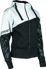 Speed and Strength Cat Outa Hell Hoody White/Black Womens - Small thumbnail 2
