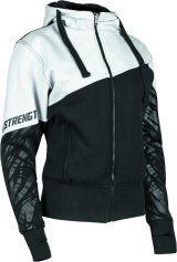 Speed and Strength Cat Outa Hell Hoody White/Black Womens - Small thumbnail 4