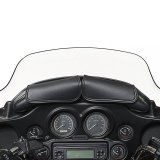 Willie & Max 06-13 HD FL/FLH/FLT/FLHT Two Pouch Windshield Bag (21.25inL x 6.5inH x 2.25inD) - Black thumbnail 1