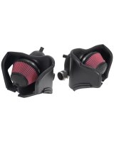 Air Induction System - Cold Air Intake - Reusable Dry Filter - Plastic - Black - Kia Stinger 2020-23 / Genesis G70 2024 - Kit thumbnail 1