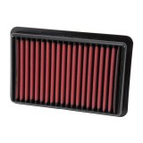 Air Filter Element - DryFlow - Panel - 10.75 x 7.125 in - 1.625 in Tall - Synthetic - Red - Various Mazda Applications - Each thumbnail 1