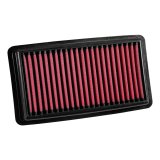 Air Filter Element - DryFlow - Panel - 11.563 in x 6.563 in - 1.438 in Tall - Synthetic - Red - Various Acura / Honda Applications - Each thumbnail 1