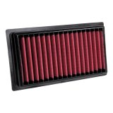 Air Filter Element - DryFlow - Panel - 10.625 in x 5.938 in - 1.563 in Tall - Synthetic - Red - Subaru BRZ / Toyota GR86 2017-25 - Each thumbnail 1