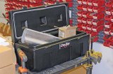 Tool Box - 35 in Long - 14 in Wide - 13 in Tall - Plastic - Black - Each thumbnail 9