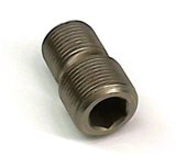 Fitting - Adapter - Straight - 3/4-16 in Male to 22 mm x 1.5 Male - Steel - Natural - Each thumbnail 1