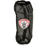 Air Filter Wrap - Round - 5 in Diameter - 9.66 in Tall - OTR Logo - Polyester - Black - Can-Am Maverick / Defender 2016-20 - Each thumbnail 1