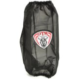 Air Filter Wrap - Round - 6.5 in Diameter - 10.75 in Tall - OTR Logo - Polyester - Black - Polaris RZR Pro R / Pro R4 2022-23 - Each thumbnail 1