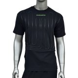 Cooling Shirt - Paragon - Kink Free Water Tubing - Left Side Exit - Cotton - Short Sleeve - Black - Medium - Each thumbnail 1