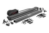 LED Light Bar Kit - Black Series - Surface Mount - 20 in LED Light Bar - Spot Beam - Brackets / Wiring / Hardware Included - Aluminum - Black Powder Coat - Universal - Kit thumbnail 1