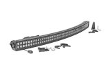 LED Light Bar Kit - Black Series - Double Row - Curved - Flood / Spot Beam - 288 Watts - 50 in Long - White LED - Aluminum - Black Powder Coat - Universal - Each thumbnail 1