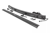 LED Light Bar Kit - Black Series - Double Row - Curved - Flood / Spot Beam - 500 Watts - 54 in Long - White LED - Aluminum - Black Powder Coat - Universal - Each thumbnail 1