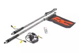 LED Light Assembly - Whip Lights - LED - 48 in Long - Multi-Color - Aluminum - Black Anodized - Universal - Pair thumbnail 1