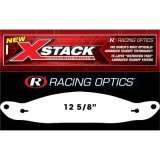 Helmet Shield Tear Off - Xstack 10 - 2 mm Thick - 12.625 in Center to Center - Plastic - Clear - Stilo ST6 Helmets - Set of 30 thumbnail 1