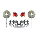 Disc Brake Conversion - Street Series - 15 in Wheels - Rear - Drilled / Slotted Rotors - GM F-Body 1982-92 - Kit thumbnail 1