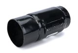 Muffler - Race - 2-1/2 in Center Inlet - 2-1/2 in Center Outlet - 4 x 2.75 in Round Body - 6 in Long - Steel - Black Paint - Each thumbnail 1