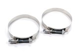 Fire Extinguisher Clamp - T-Bolt Clamp - Aluminum - Natural - Safecraft Fire Extinguisher - Pair thumbnail 1