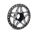Wheel Center Section - 24 Spline - Aluminum - Black Anodized / Machined - Each thumbnail 1