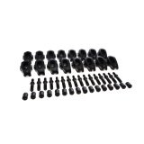 Rocker Arm - Pro Series - Pedestal Mount - 1.70 Ratio - Full Roller - Aluminum - Black Anodized - GM LS-Series - Set of 16 thumbnail 1