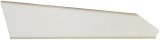 Sun Visor - Right Side - Fiberglass - White - Triple X Midget - Each thumbnail 1