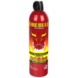 Fire Extinguisher - FireBull - Wet Chemical - Class AB - 1:B Rated - 23.8 oz - Steel - Red - Each thumbnail 1