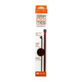 Cable Ties - Zip Ties - 12 in Long - Red Rubber Lined - Nylon - Black - Reusable - Set of 24 thumbnail 1