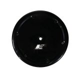 Mud Cover - Quick Release Fastener - Aluminum - Black Powder Coat - 15 in Wheels - Each thumbnail 1